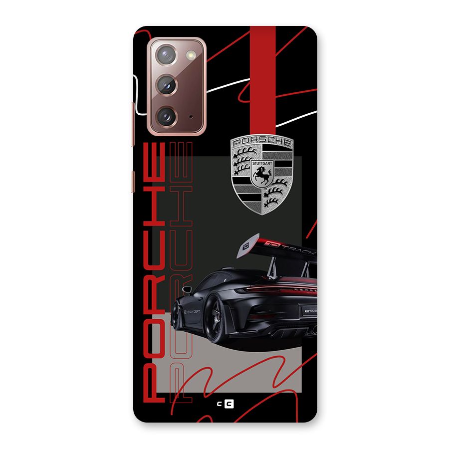 Classy Black Supercar Back Case for Galaxy Note 20