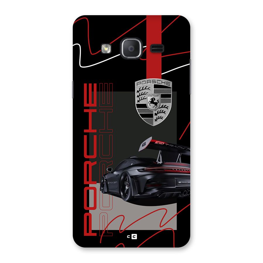 Classy Black Supercar Back Case for Galaxy On7 2015