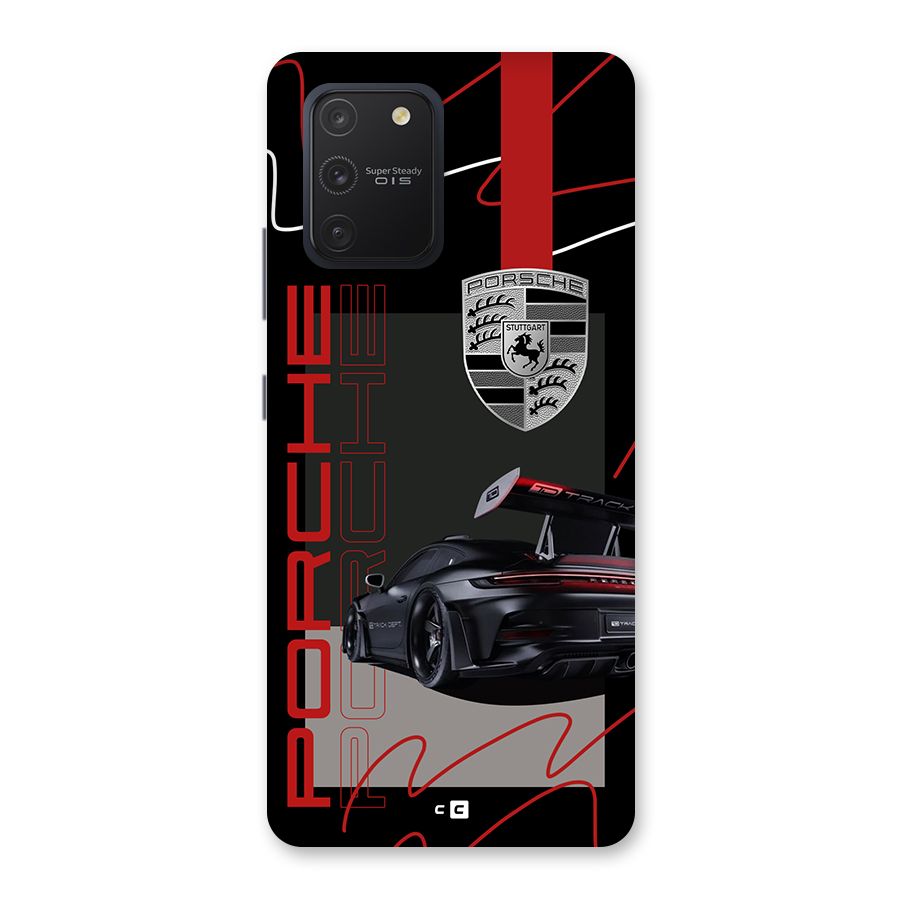 Classy Black Supercar Back Case for Galaxy S10 Lite
