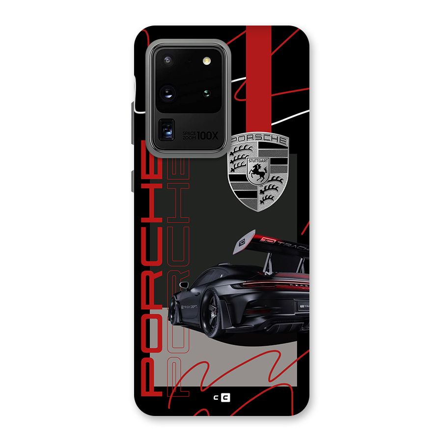 Classy Black Supercar Back Case for Galaxy S20 Ultra
