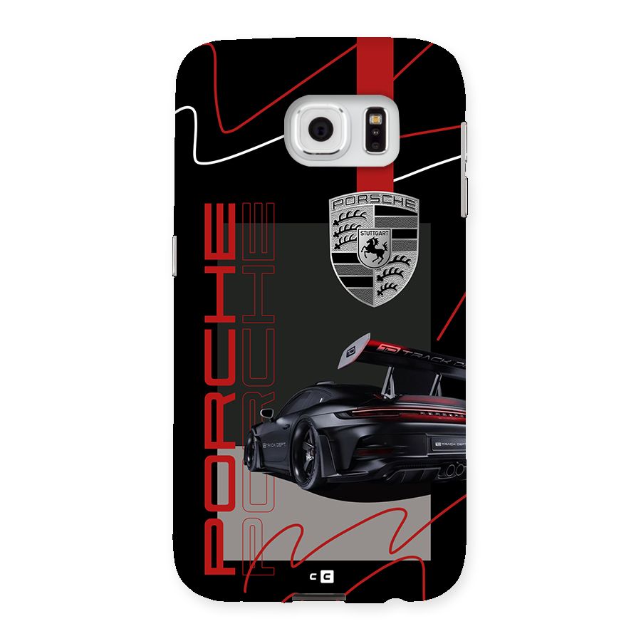 Classy Black Supercar Back Case for Galaxy S6