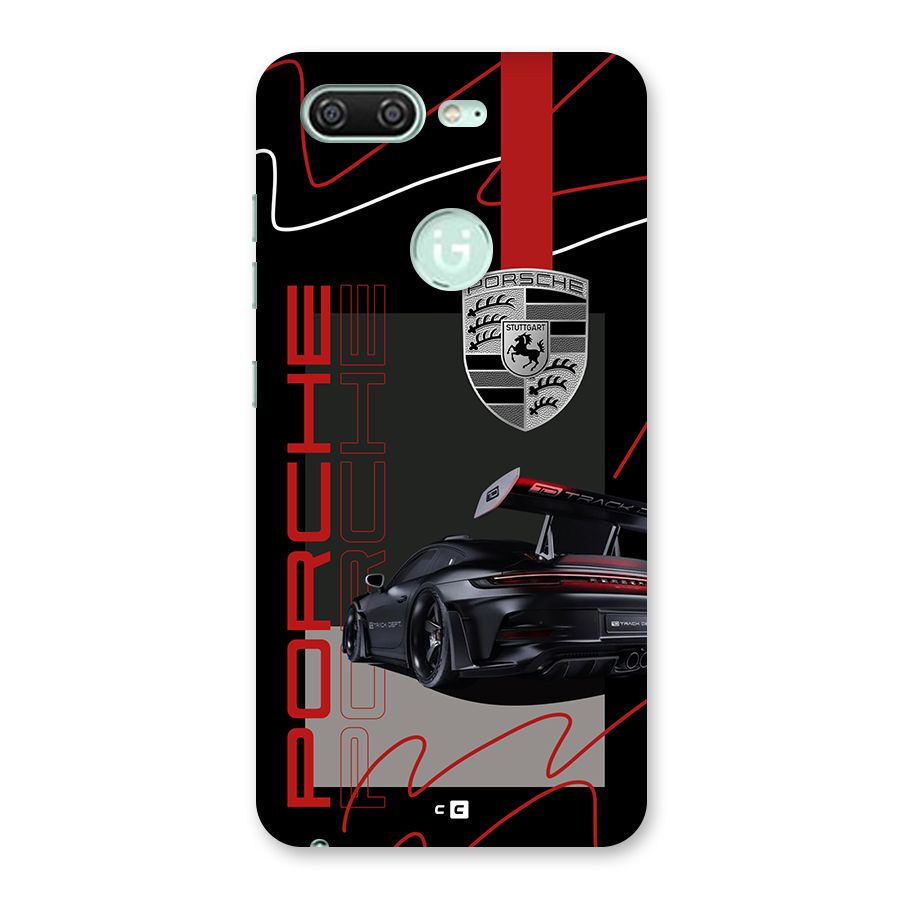 Classy Black Supercar Back Case for Gionee S10