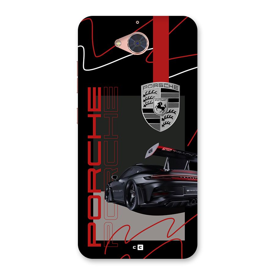Classy Black Supercar Back Case for Gionee S6 Pro