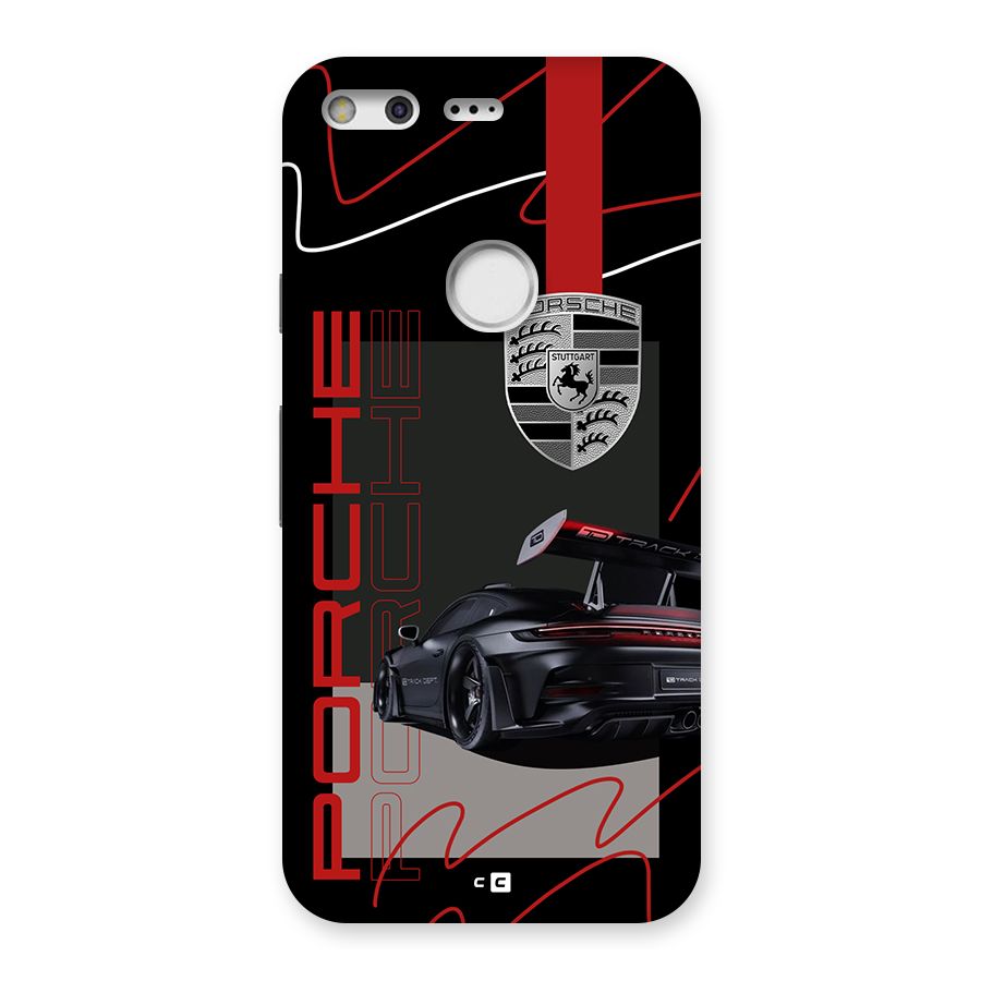 Classy Black Supercar Back Case for Google Pixel XL