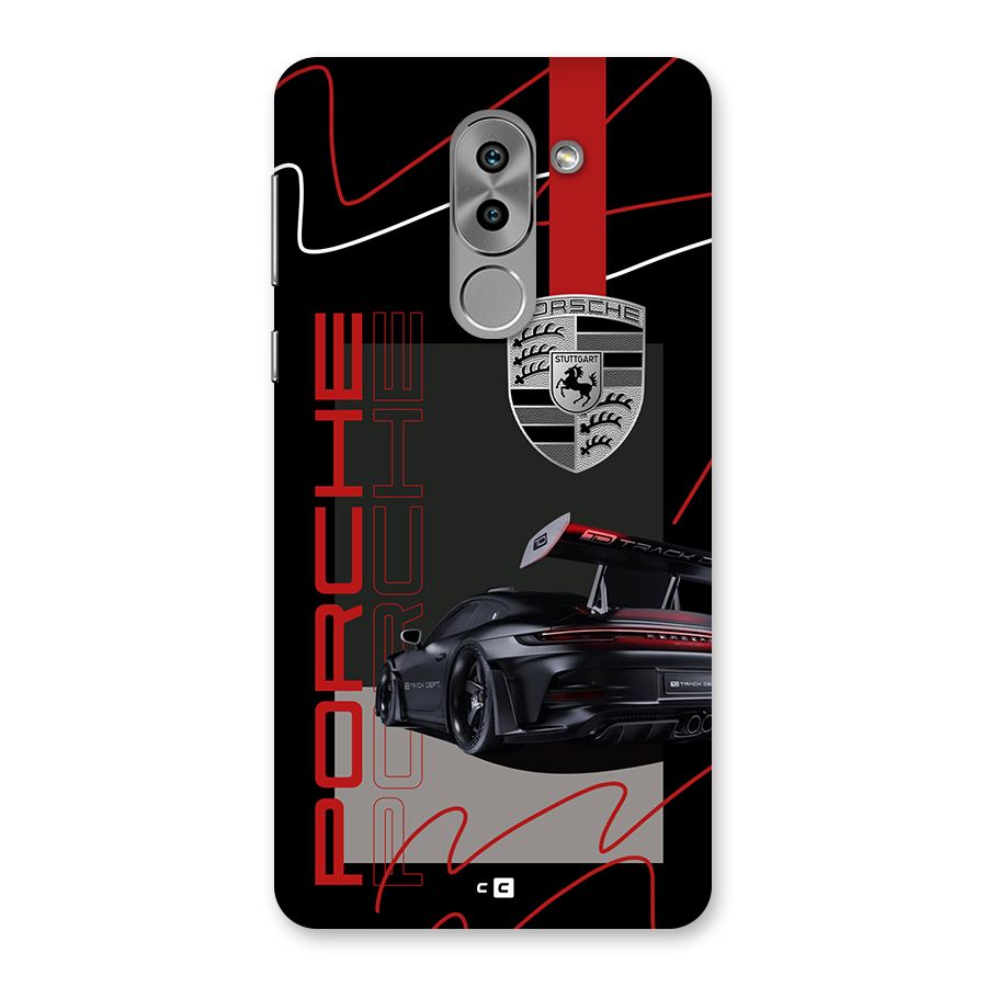 Classy Black Supercar Back Case for Honor 6X