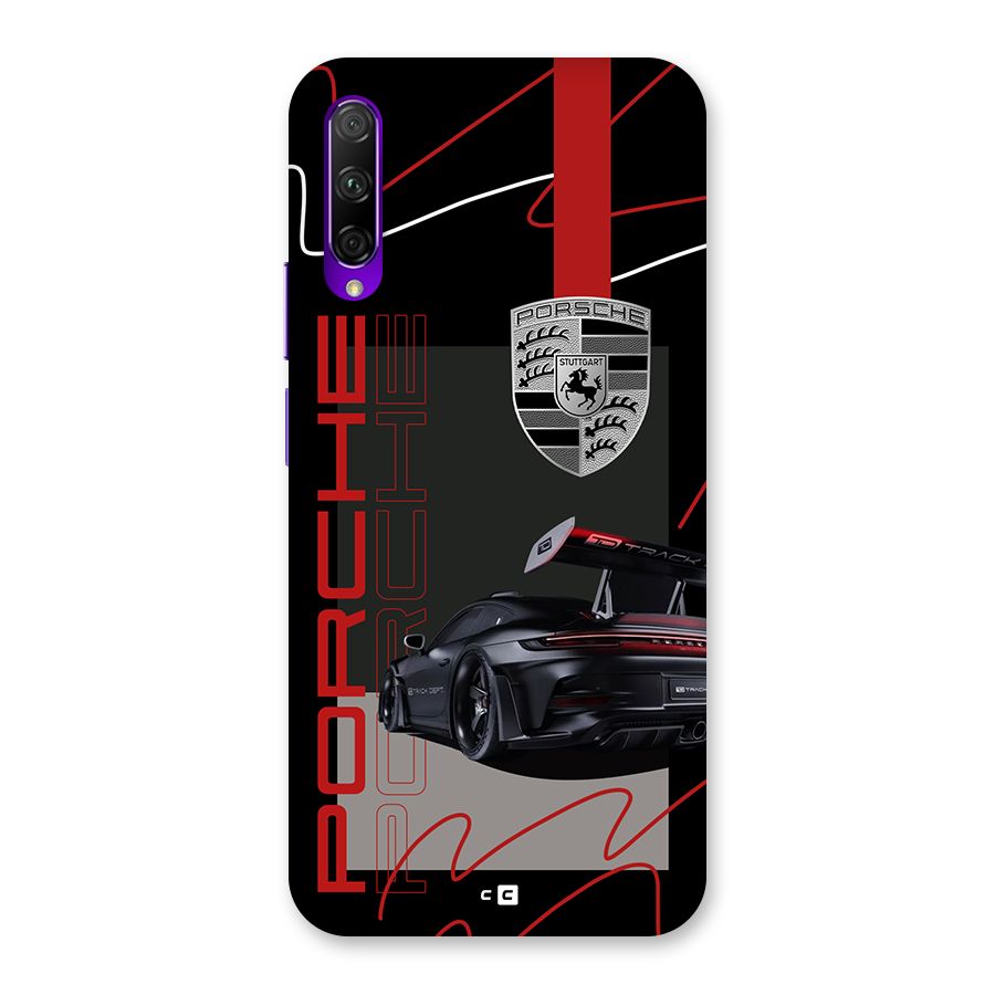 Classy Black Supercar Back Case for Honor 9X Pro