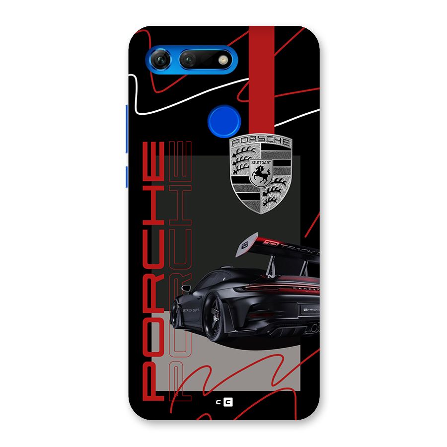 Classy Black Supercar Back Case for Honor View 20