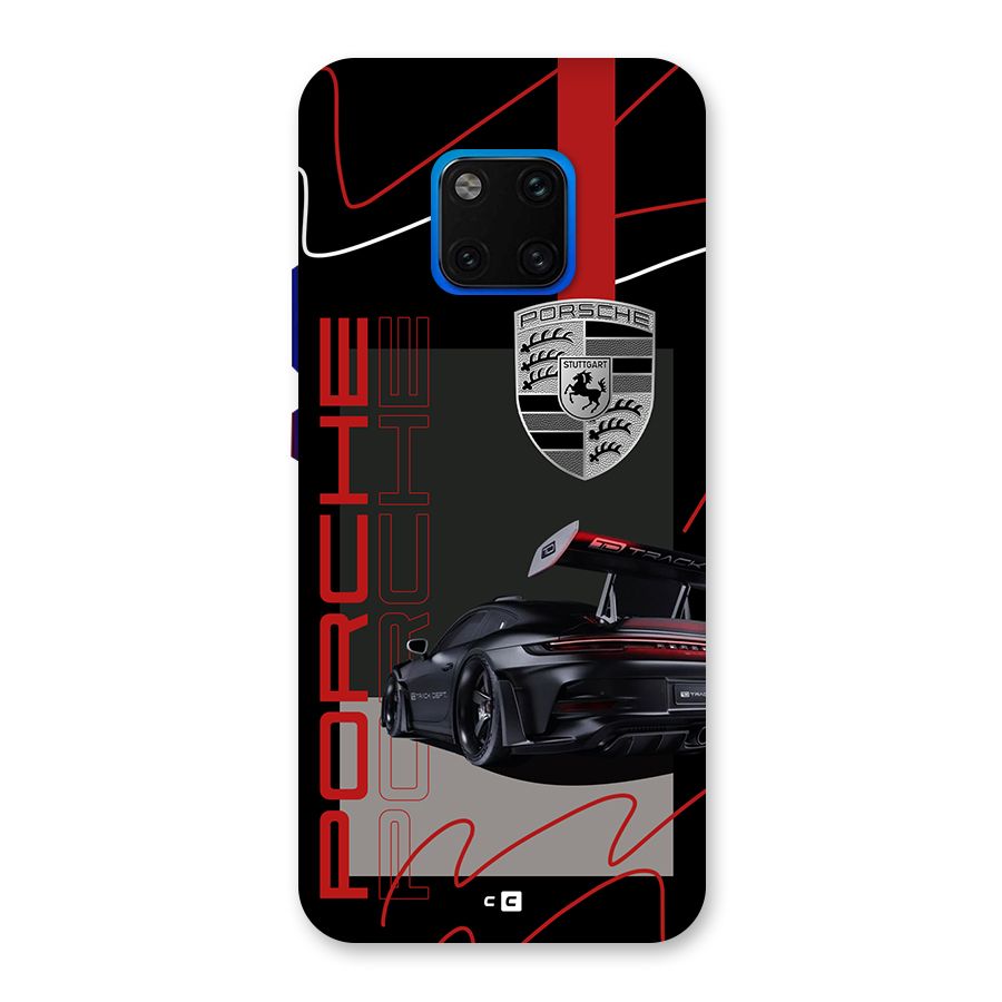 Classy Black Supercar Back Case for Huawei Mate 20 Pro