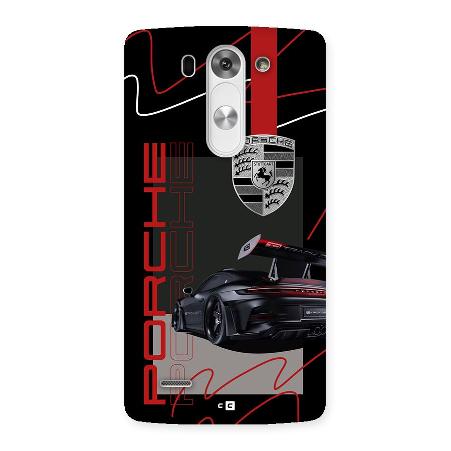 Classy Black Supercar Back Case for LG G3 Mini