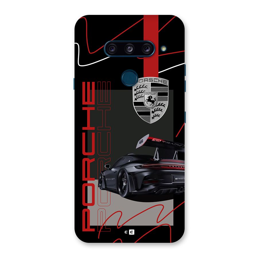 Classy Black Supercar Back Case for LG  V40 ThinQ