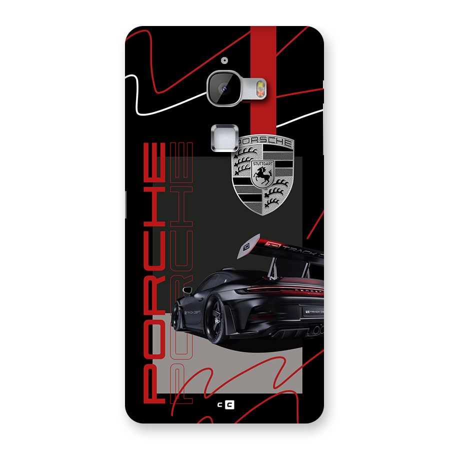 Classy Black Supercar Back Case for LeTV Le Max