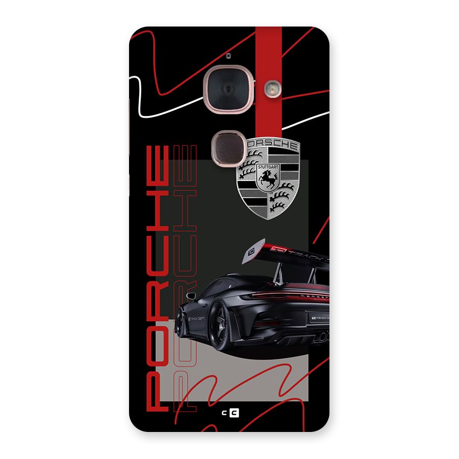 Classy Black Supercar Back Case for Le Max 2