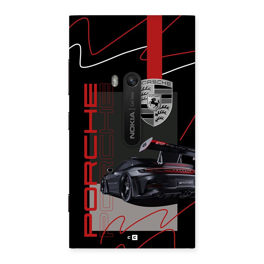 Classy Black Supercar Back Case for Lumia 920