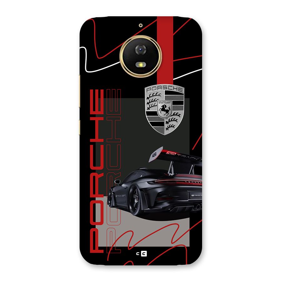 Classy Black Supercar Back Case for Moto G5s