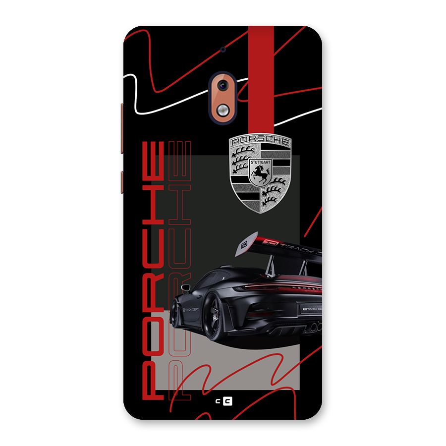 Classy Black Supercar Back Case for Nokia 2.1