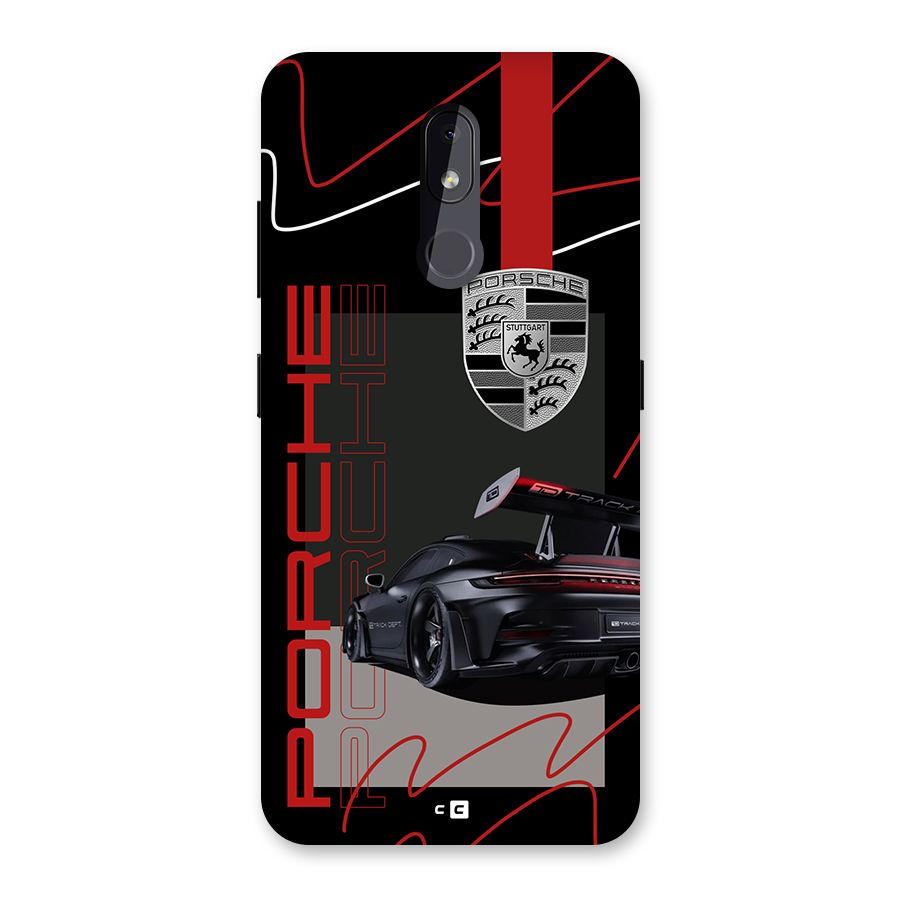 Classy Black Supercar Back Case for Nokia 3.2