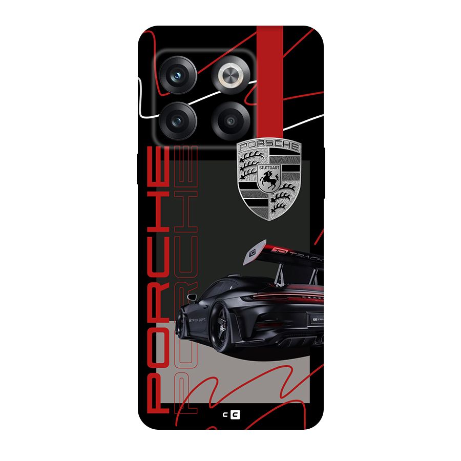 Classy Black Supercar Back Case for OnePlus 10T