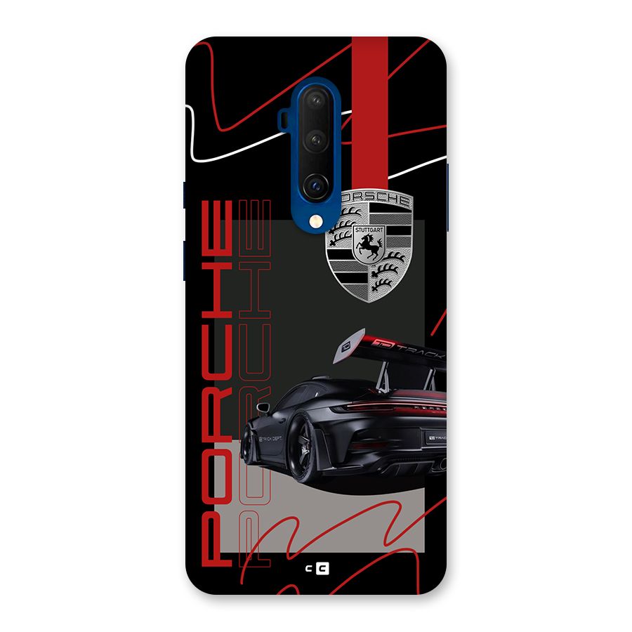 Classy Black Supercar Back Case for OnePlus 7T Pro