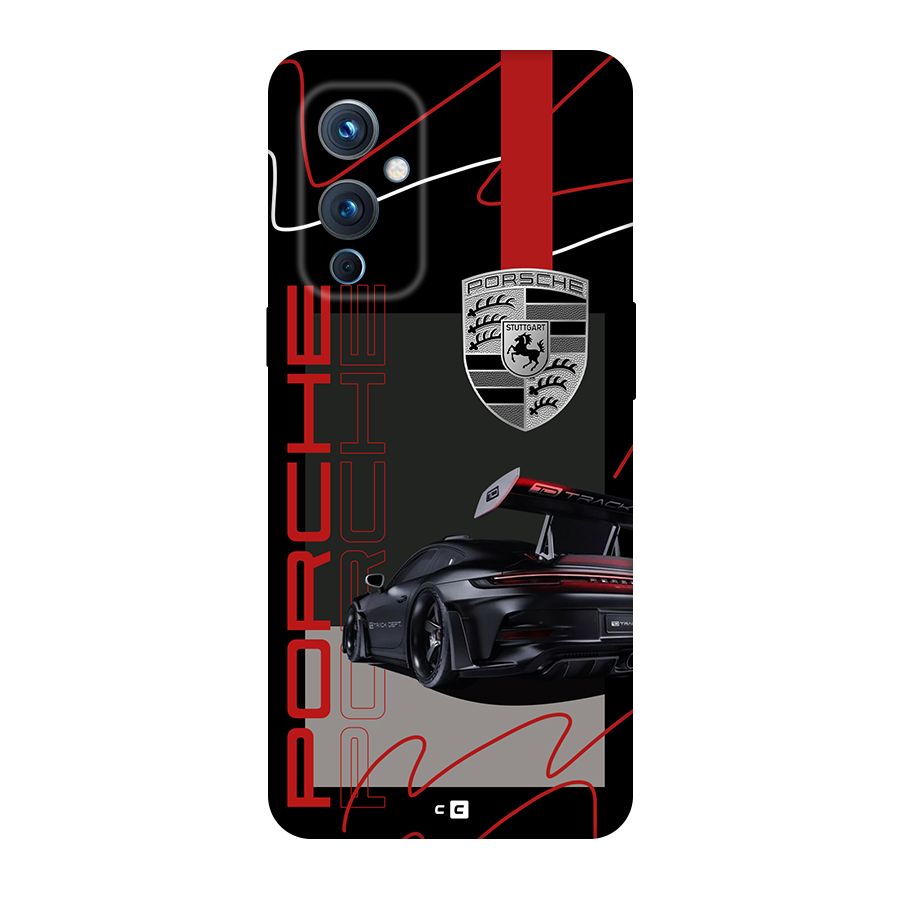 Classy Black Supercar Back Case for OnePlus 9