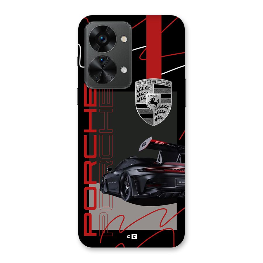 Classy Black Supercar Back Case for OnePlus Nord 2T