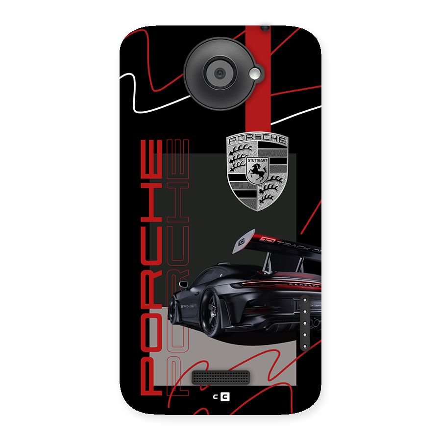 Classy Black Supercar Back Case for One X