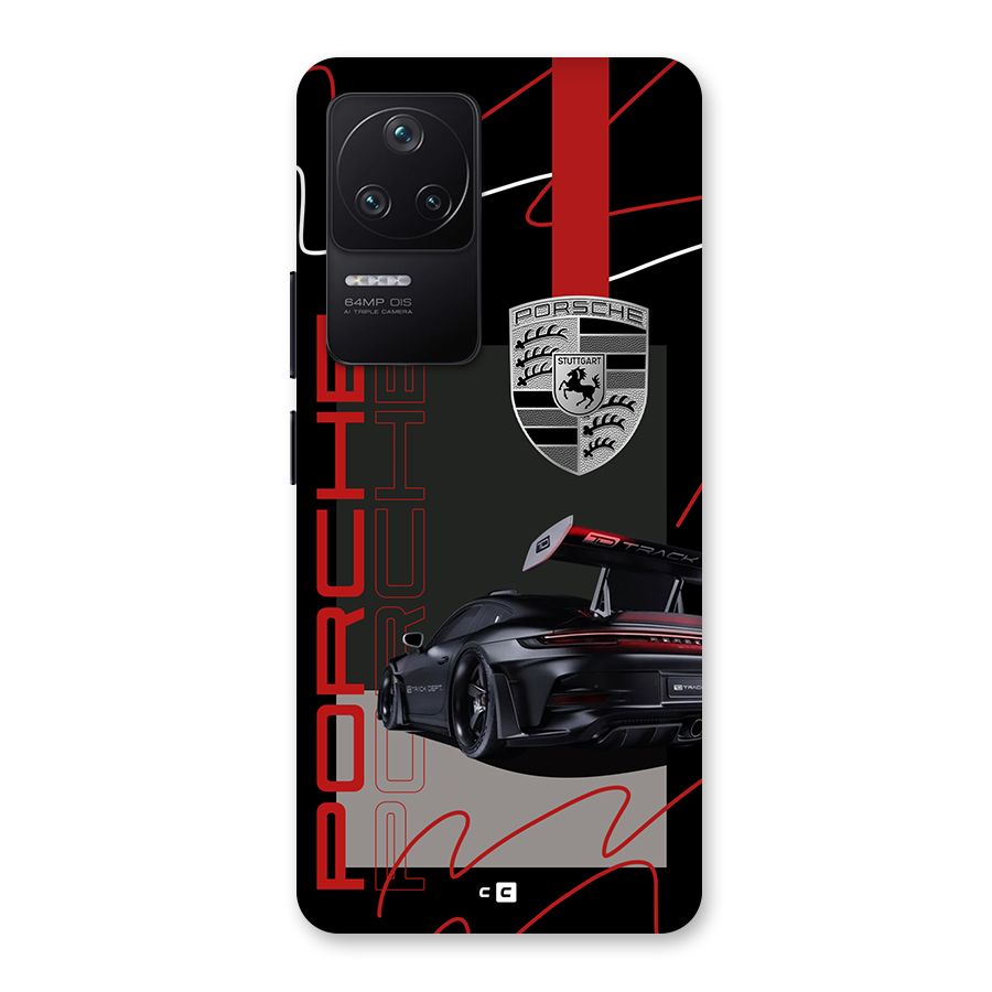 Classy Black Supercar Back Case for Poco F4 5G