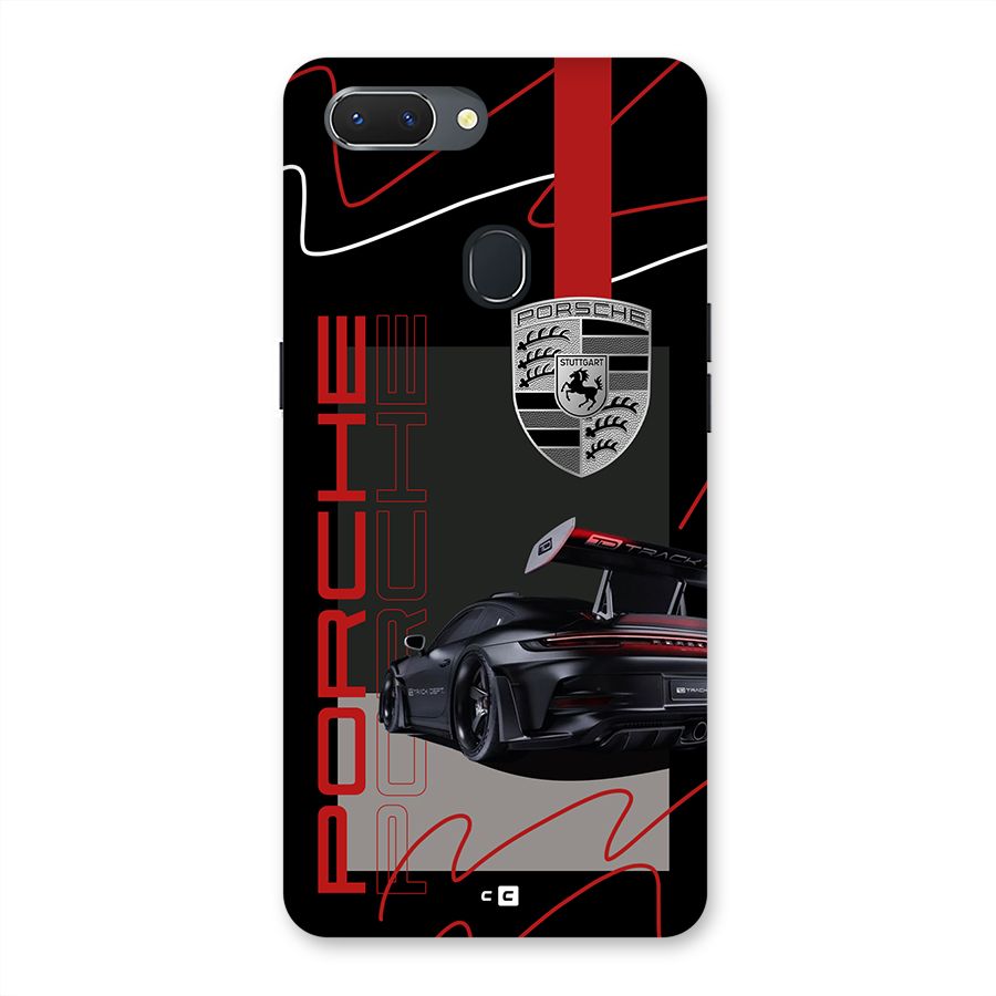 Classy Black Supercar Back Case for Realme 2