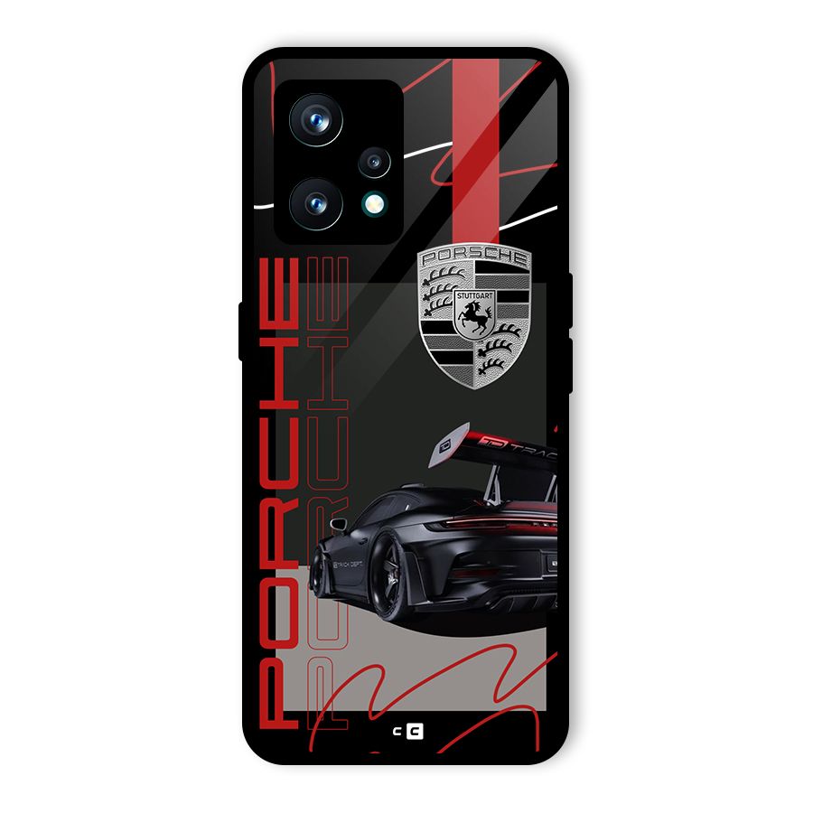 Classy Black Supercar Back Case for Realme 9