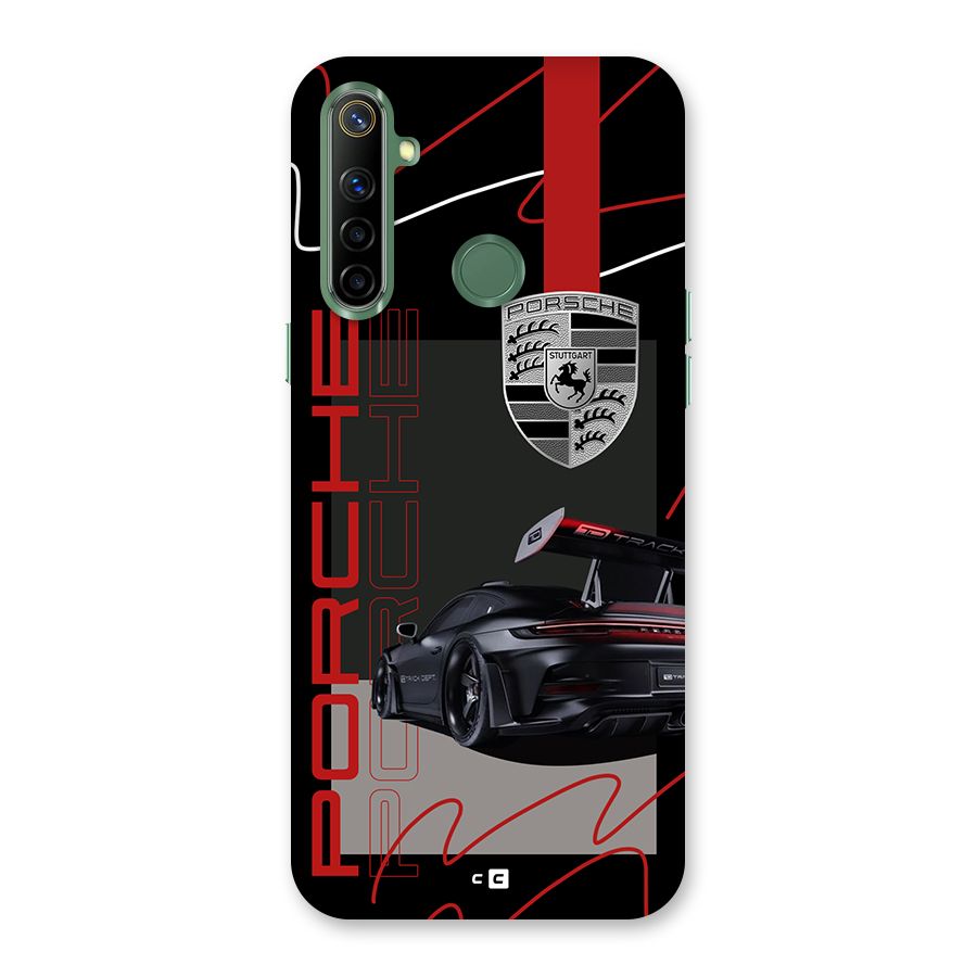 Classy Black Supercar Back Case for Realme Narzo 10