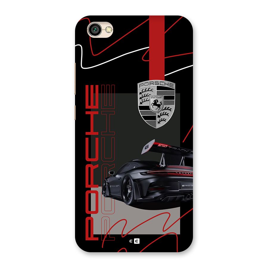 Classy Black Supercar Back Case for Redmi Y1 Lite