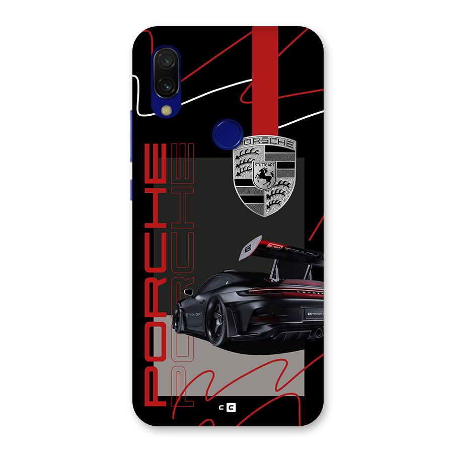 Classy Black Supercar Back Case for Redmi Y3