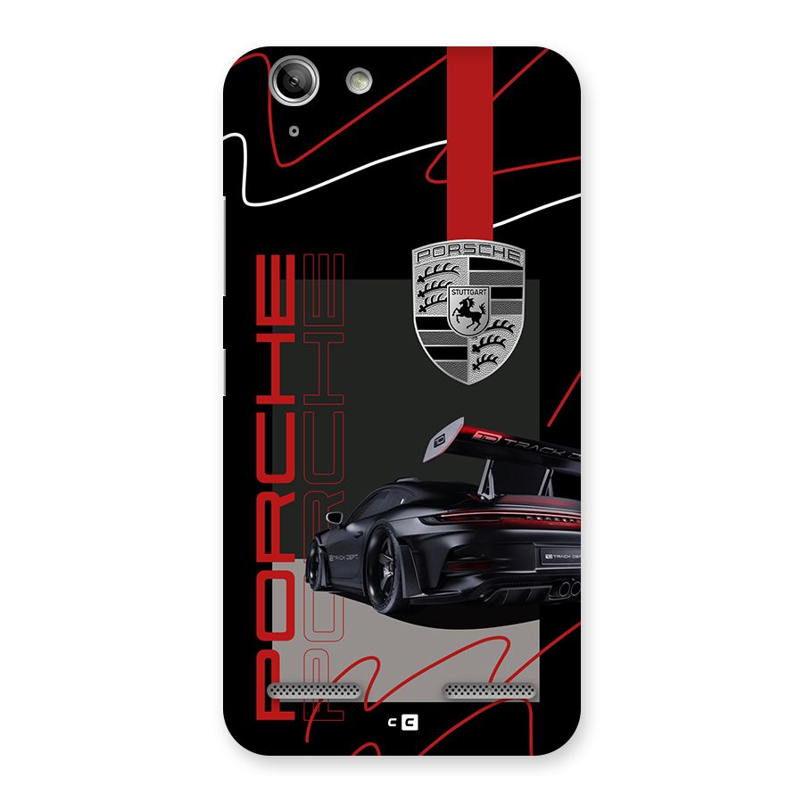 Classy Black Supercar Back Case for Vibe K5 Plus