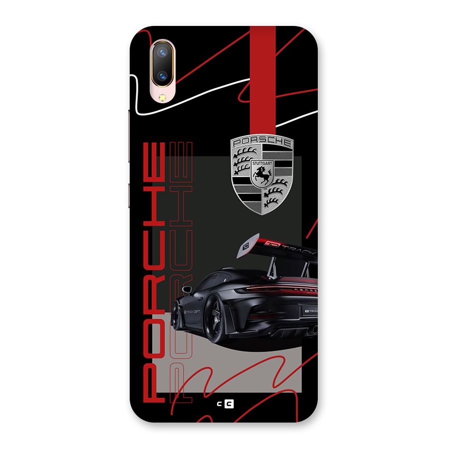 Classy Black Supercar Back Case for Vivo V11 Pro