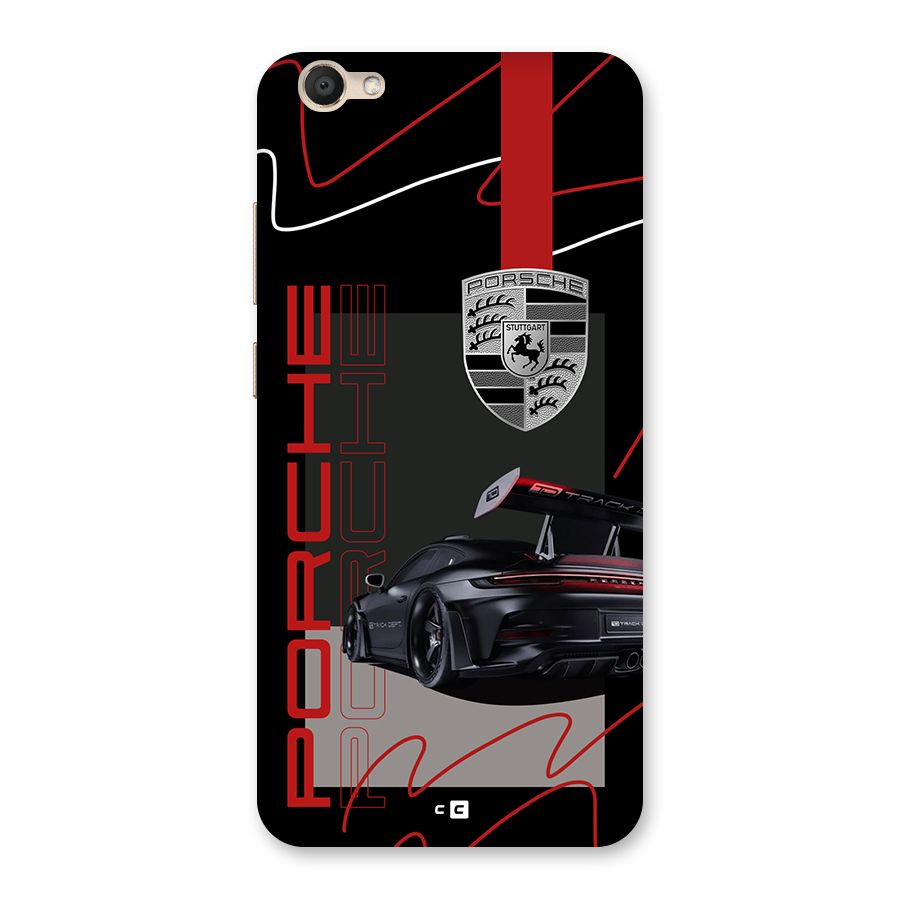 Classy Black Supercar Back Case for Vivo V5
