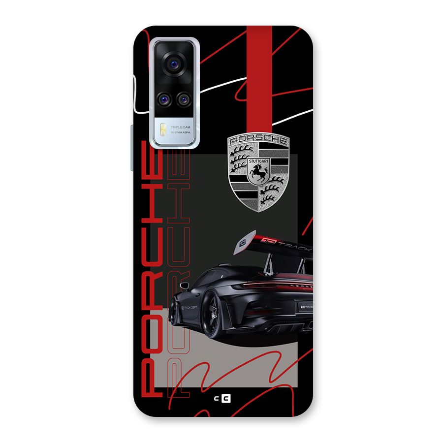 Classy Black Supercar Back Case for Vivo Y31