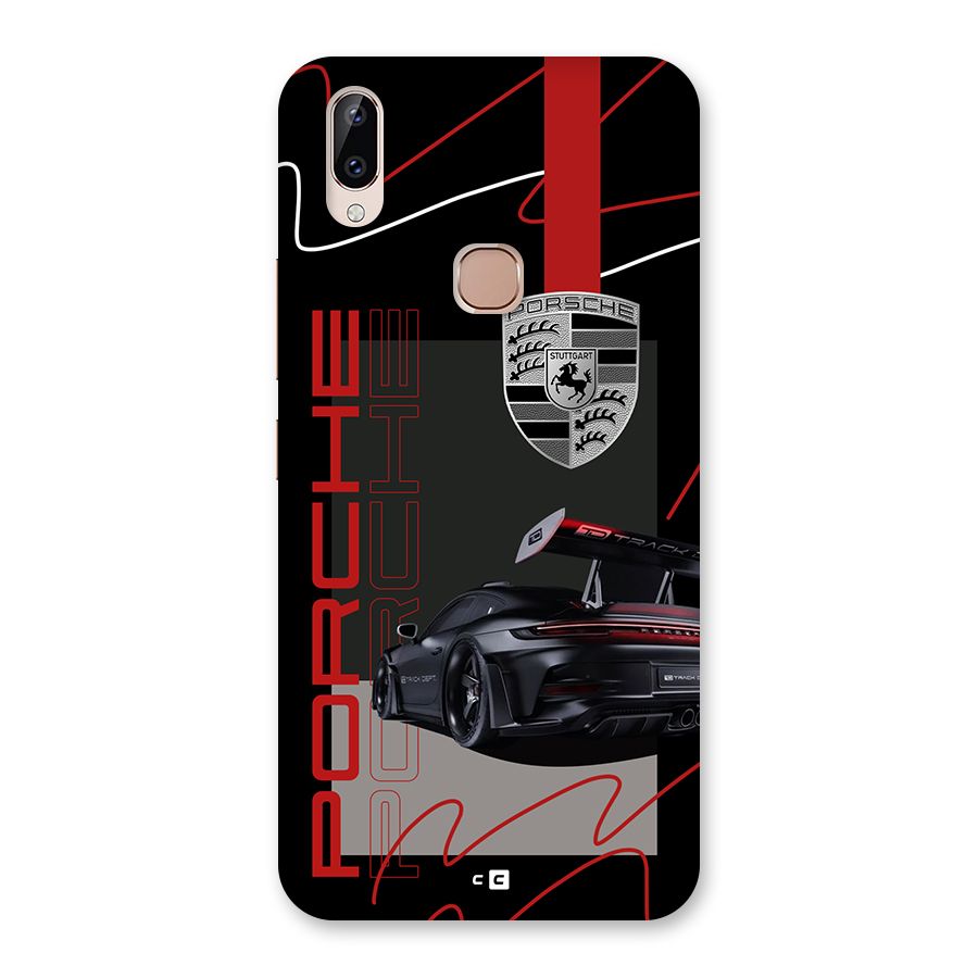 Classy Black Supercar Back Case for Vivo Y83 Pro