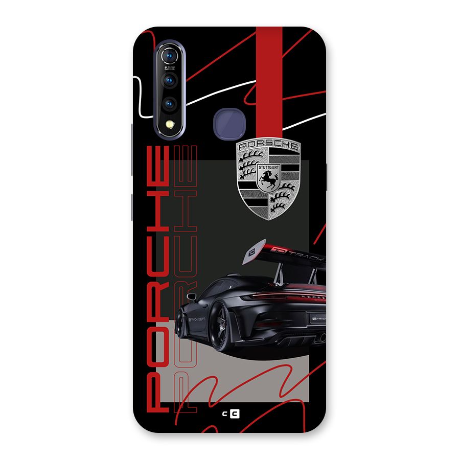 Classy Black Supercar Back Case for Vivo Z1 Pro