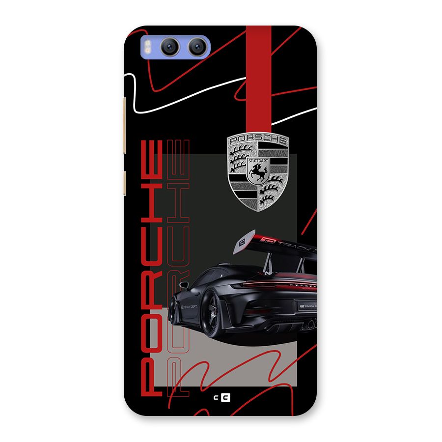 Classy Black Supercar Back Case for Xiaomi Mi 6