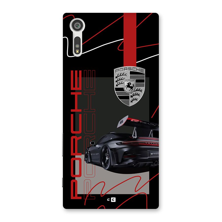 Classy Black Supercar Back Case for Xperia XZ