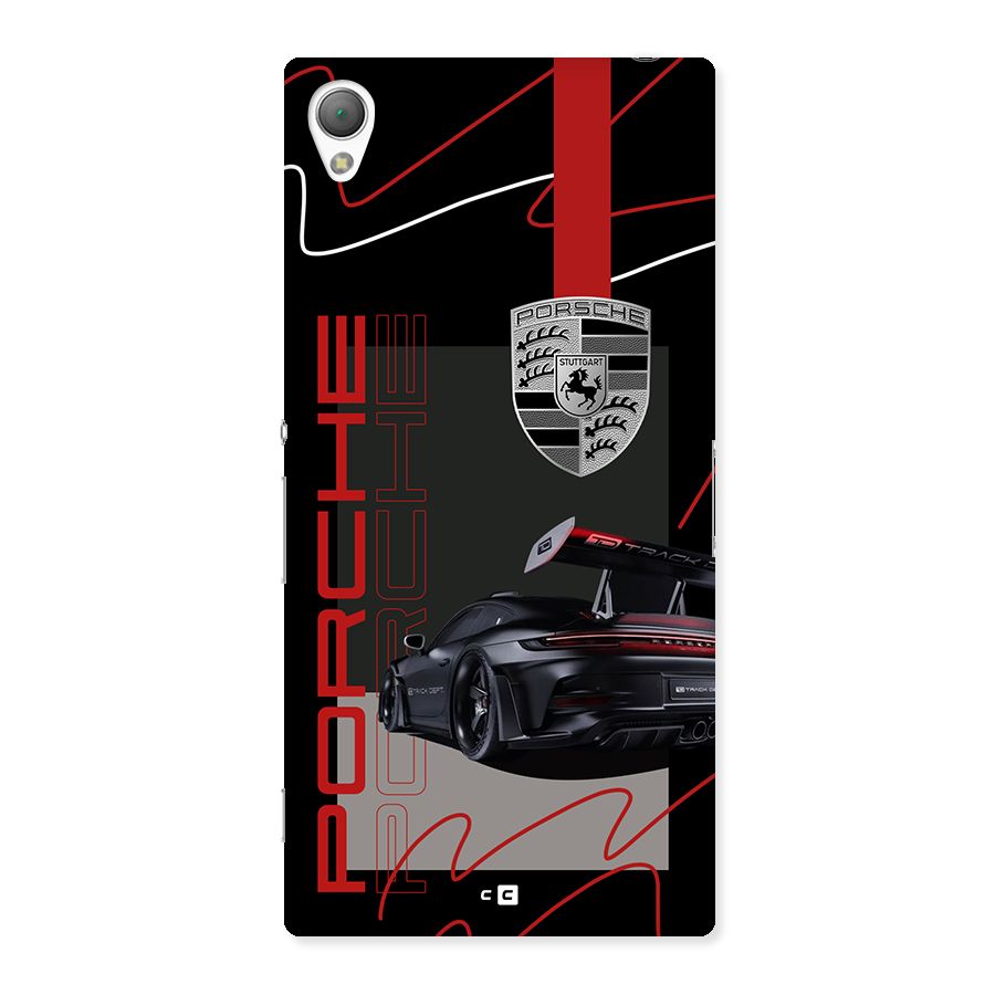 Classy Black Supercar Back Case for Xperia Z3