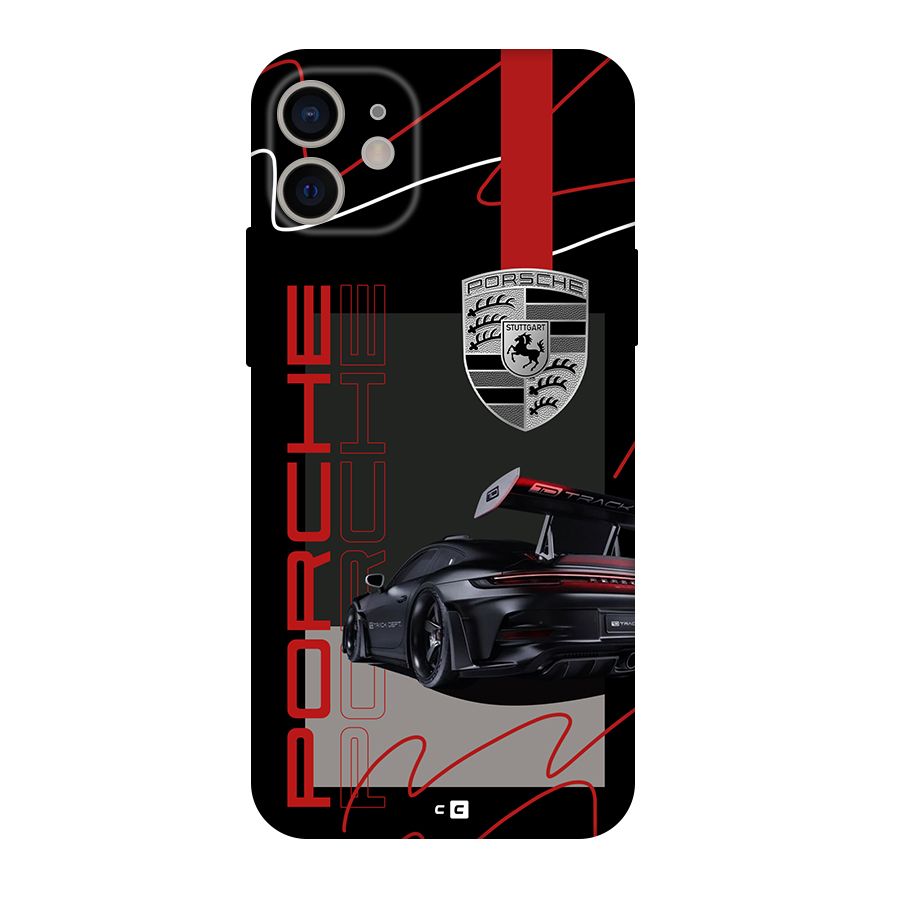 Classy Black Supercar Back Case for iPhone 11
