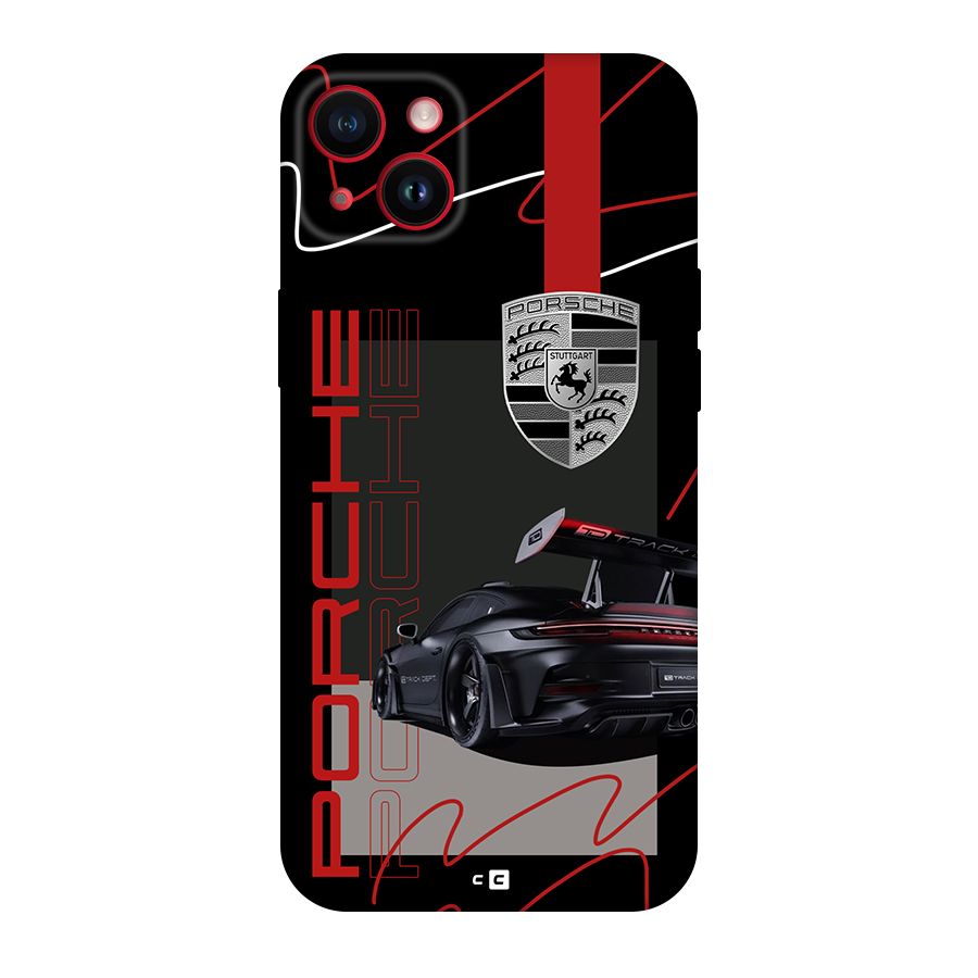 Classy Black Supercar Back Case for iPhone 14 Plus