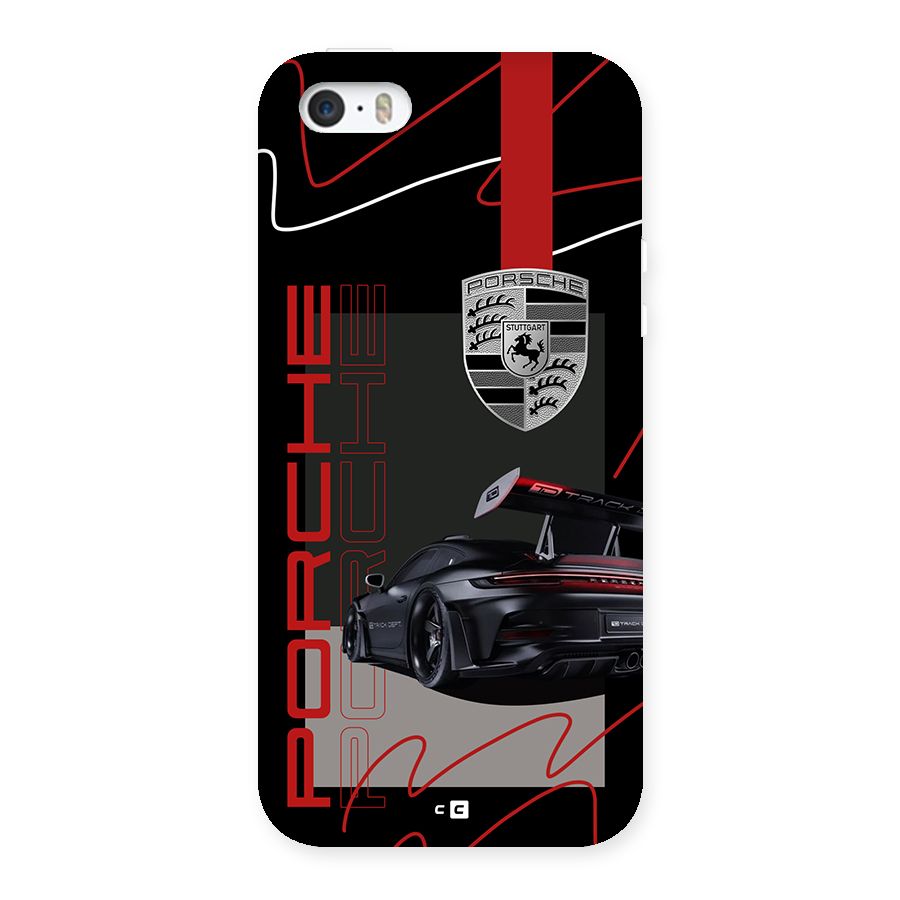 Classy Black Supercar Back Case for iPhone 5 5s