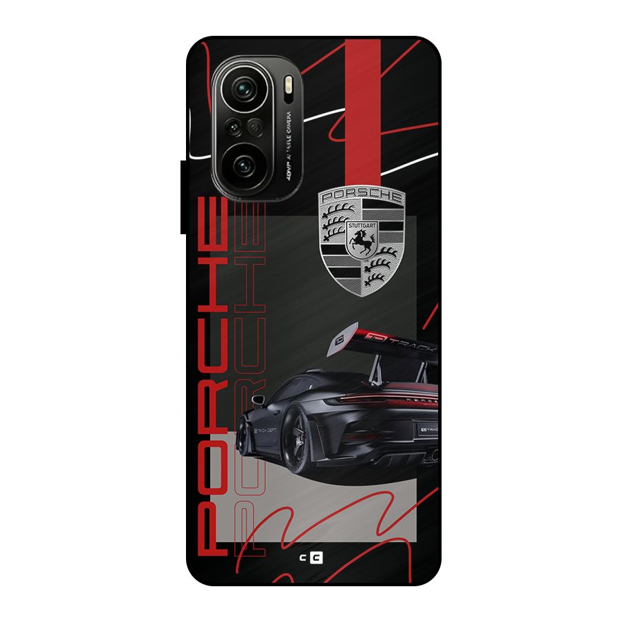 Classy Black Supercar Metal Back Case for Mi 11x