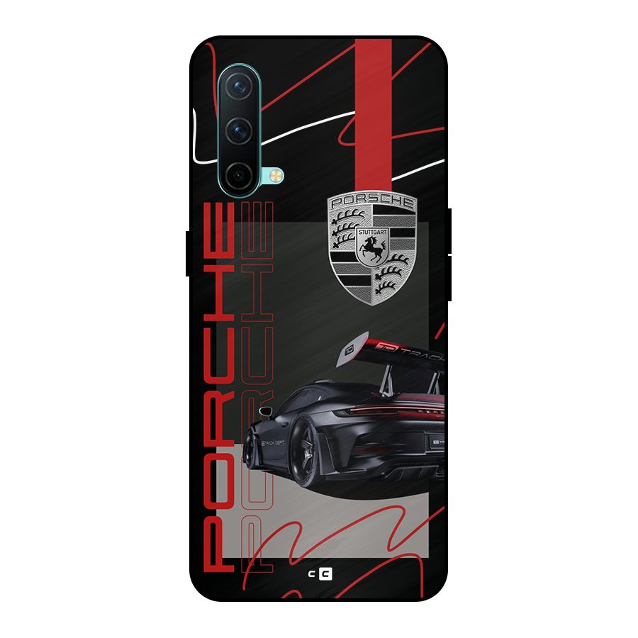 Classy Black Supercar Metal Back Case for Nord CE 5g