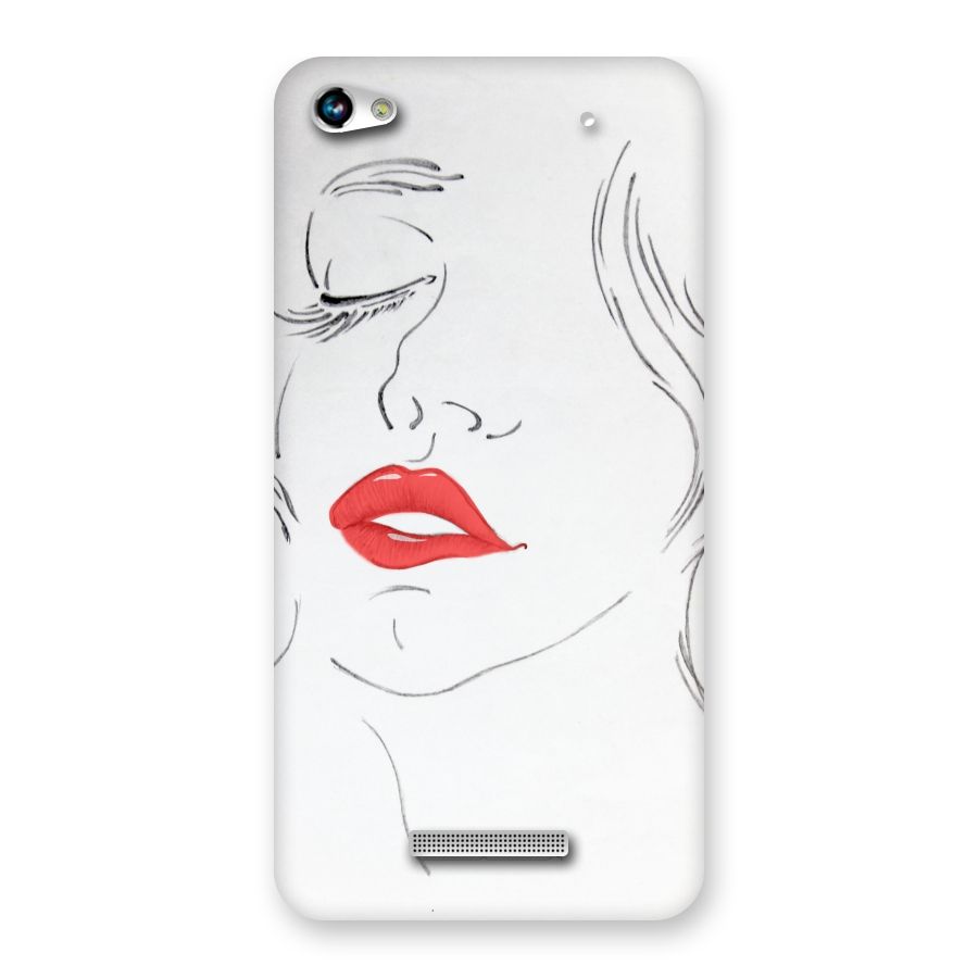 Classy Girl Back Case for Micromax Hue 2