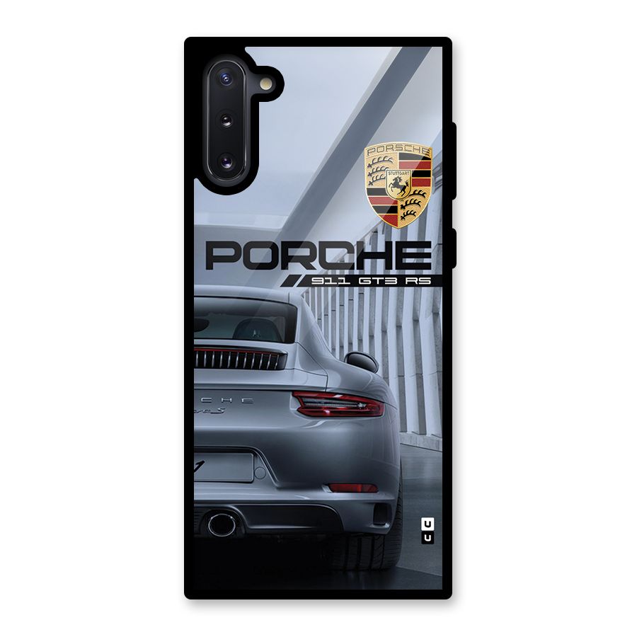 Classy Supercar Glass Back Case for Galaxy Note 10