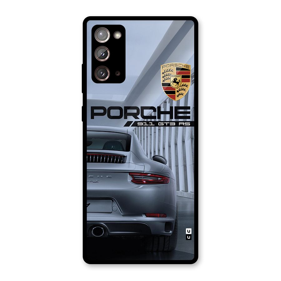 Classy Supercar Glass Back Case for Galaxy Note 20