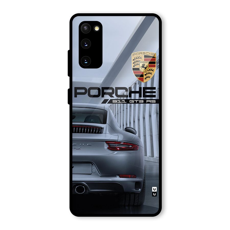 Classy Supercar Glass Back Case for Galaxy S20 FE