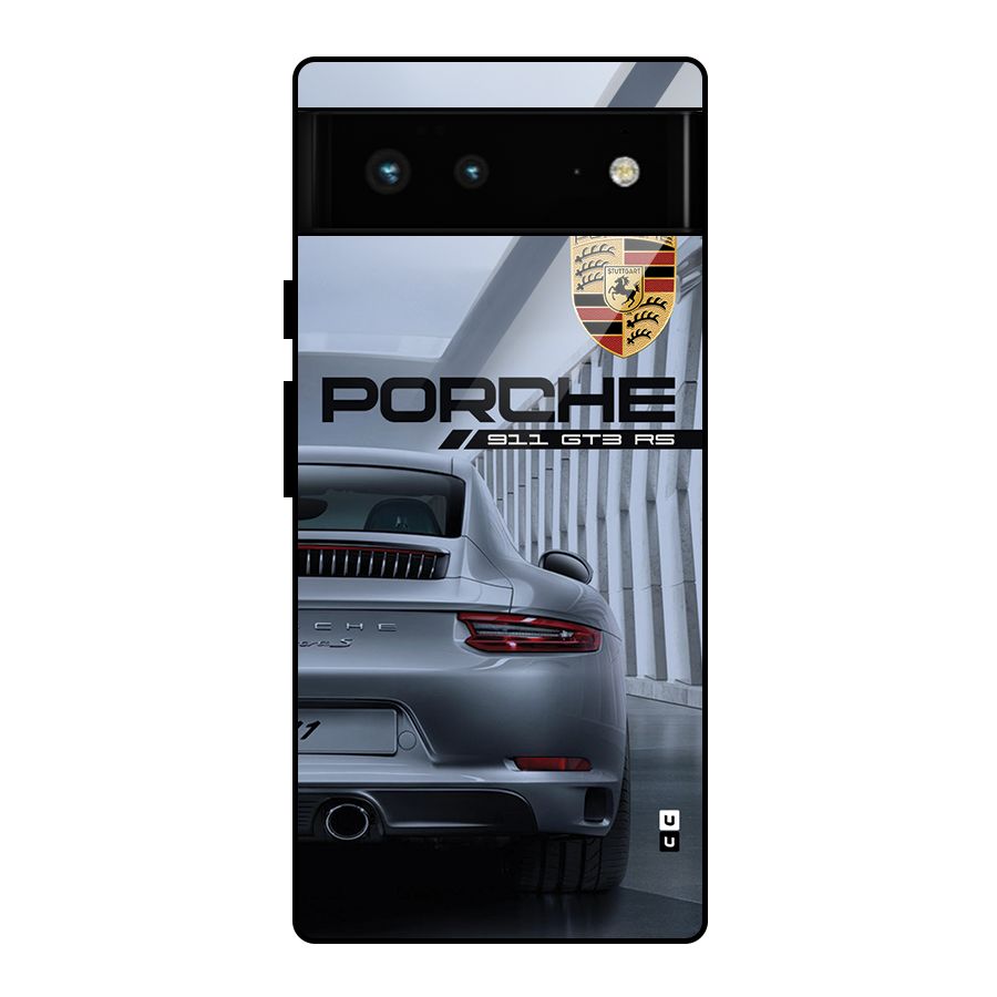 Classy Supercar Glass Back Case for Google Pixel 6